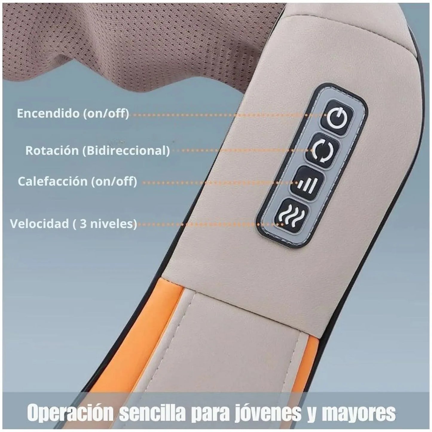 RelaxMax 8D - Masajeador eléctrico multifuncional